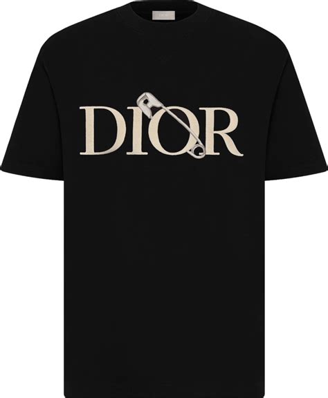 black dior t shirt pink writing|Pink Dior T.